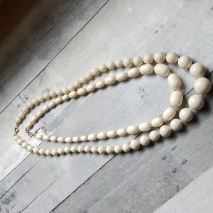 Two Ivory Color Necklaces